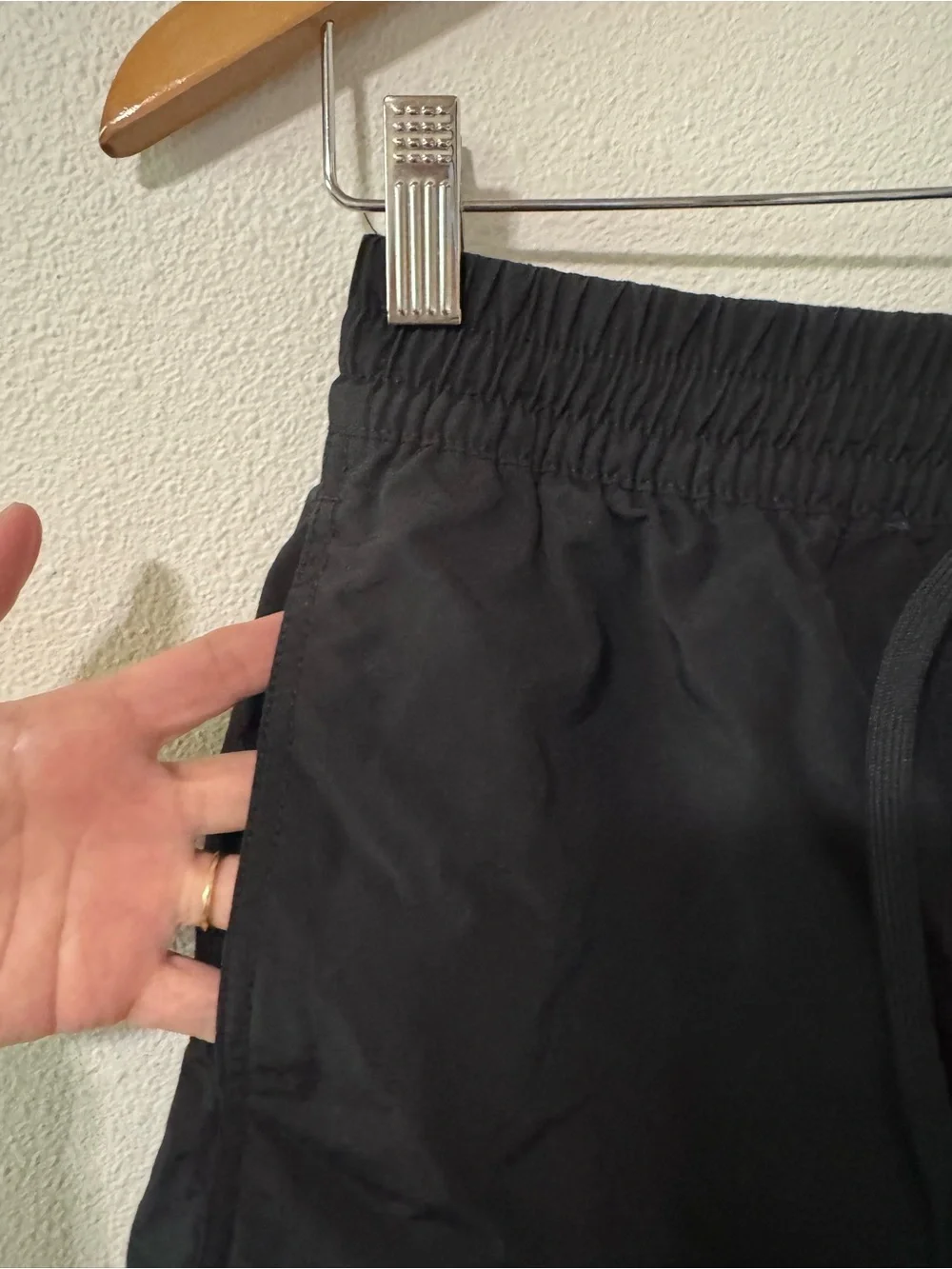 Vans Relaxed Fit Elastic Board Shorts Black Beach Resort Wear Vacation-S